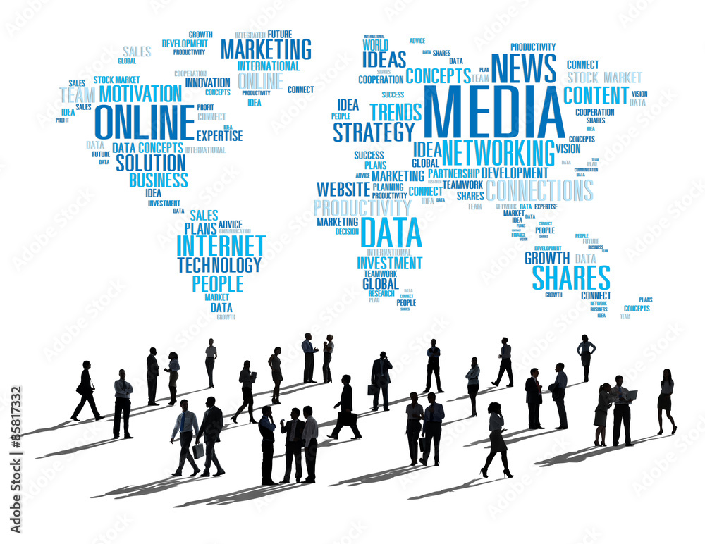 Social Media Internet Connection Global Communications Social Media Internet Connection Global Communications