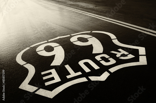 Rain Storm and Route 66
