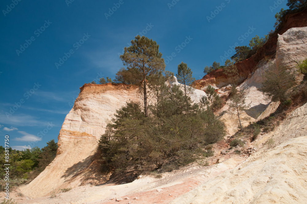Fototapeta premium Felsen des Colorado Rustrel