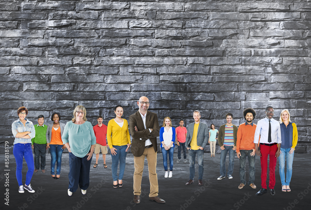 Obraz premium People Community Togetherness Corporate Team Concept