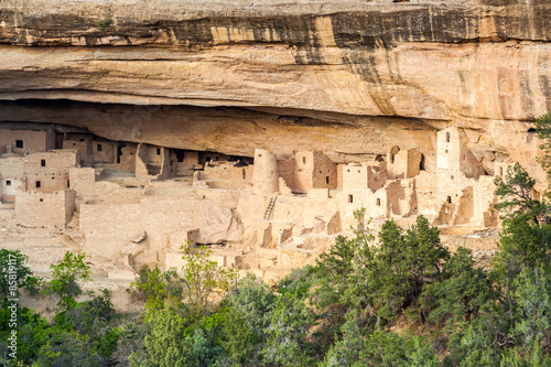 Cliff dwellings in Mesa Verde National Parks, CO, USA