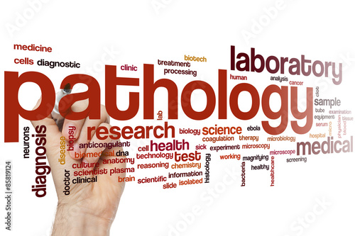 Pathology word cloud