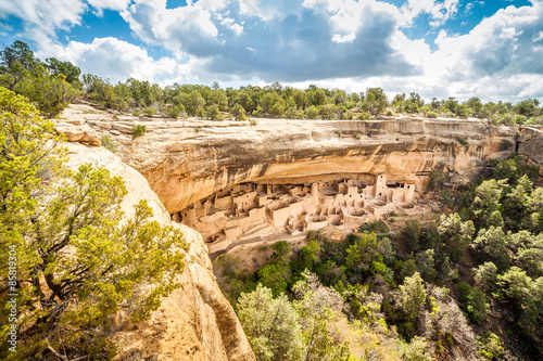 Cliff dwellings in Mesa Verde National Parks, CO, USA