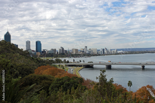 Perth skyline from Kings Park © A.G. Thomas