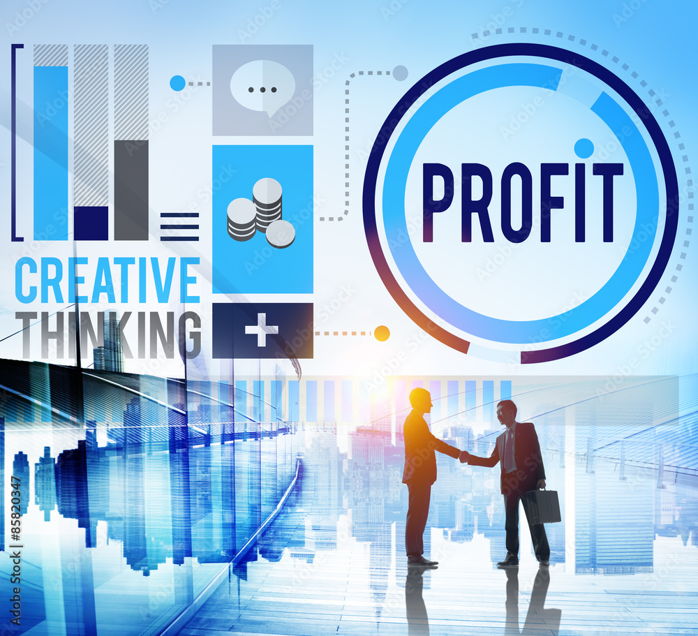 Profit Revenue Income Improvement Growth Success Concept Profit Revenue Income Improvement Growth Success Concept
