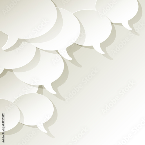 chat speech bubbles ellipse vector white in the corner