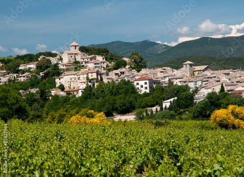 Vinsobres (Provence) im Blick