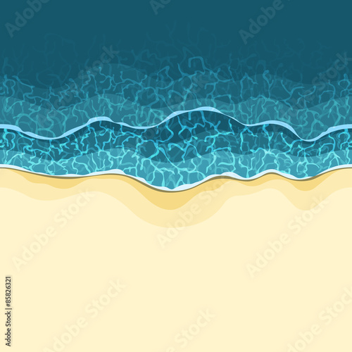 Summer sea beach background