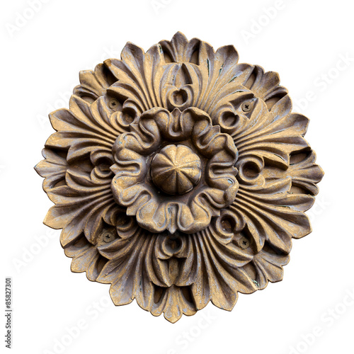 Rosette (aus Holz geschnitzt)