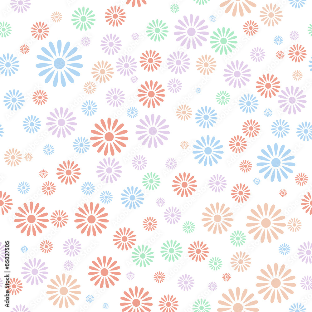 Flower seamless pattern background Flower seamless pattern background