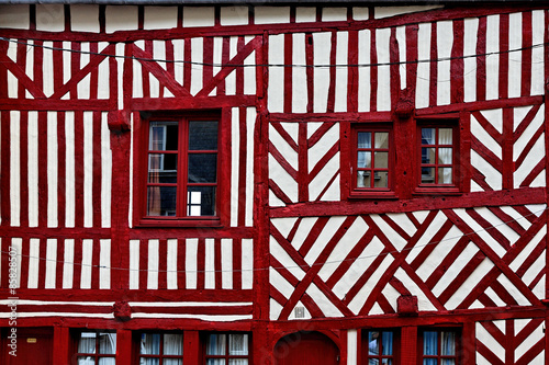 Canvas Print Maison à colombages