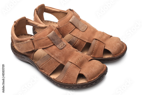 Pair of male summer sandals