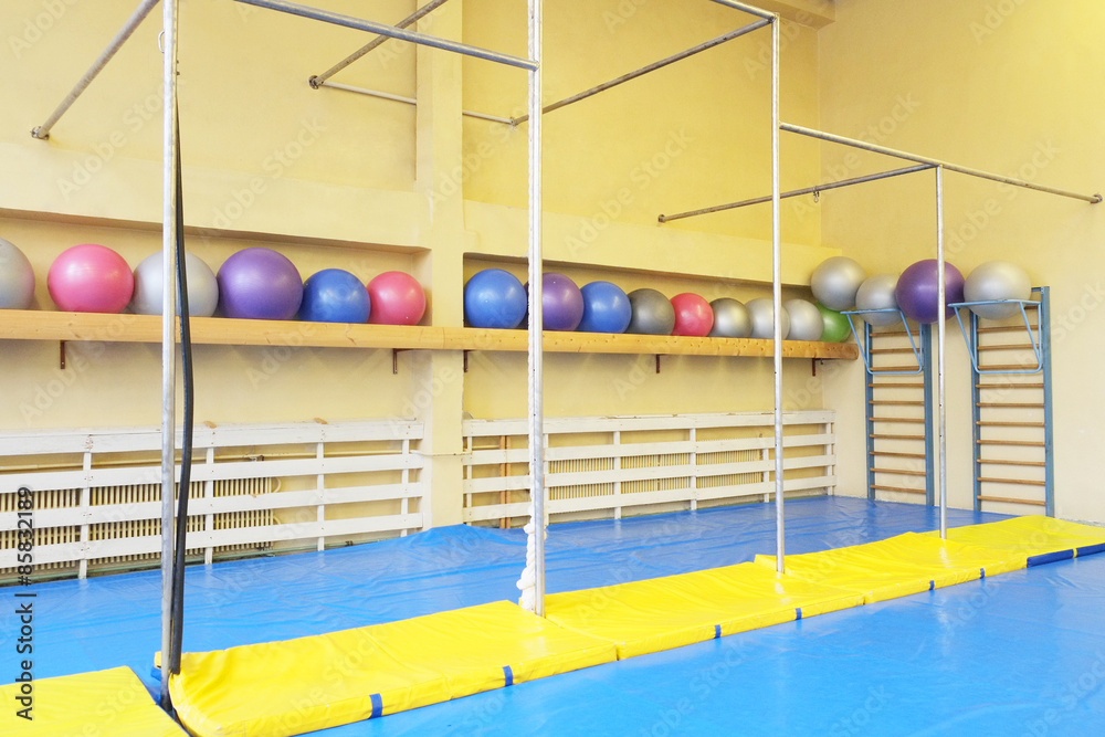 Naklejka premium Interior of a fitness hall