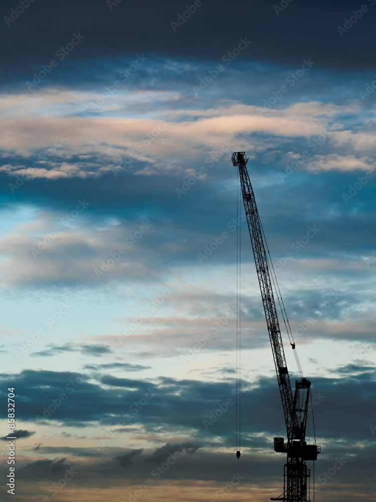 Industrial construction crane Industrial construction crane