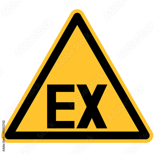 Warnschild EX nach ASR 1.3 