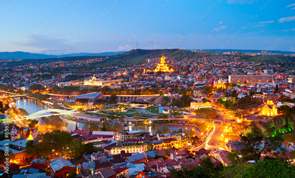 Tbilisi panorama, Georgia