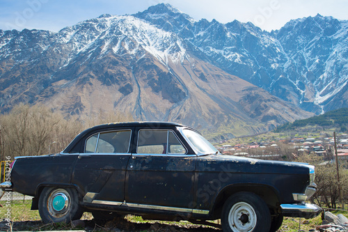 Old Volga car, Georgia
