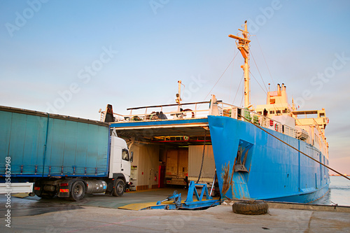 Crimea ferry boat