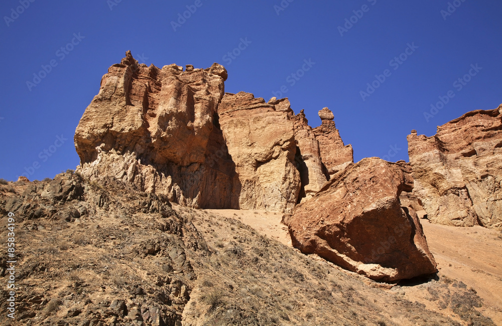 National Park Sharyn Canyon (Valley of castles). Kazakhstan 