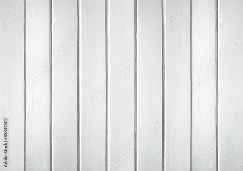 White wooden wall