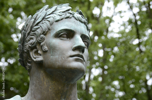 Frankfurt, Kleist-Denkmal im Gertraudenpark (Detail)