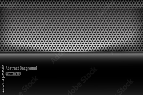 Chrome black and grey background texture vector illustration 005