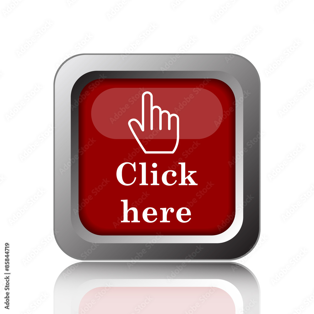 Click here icon