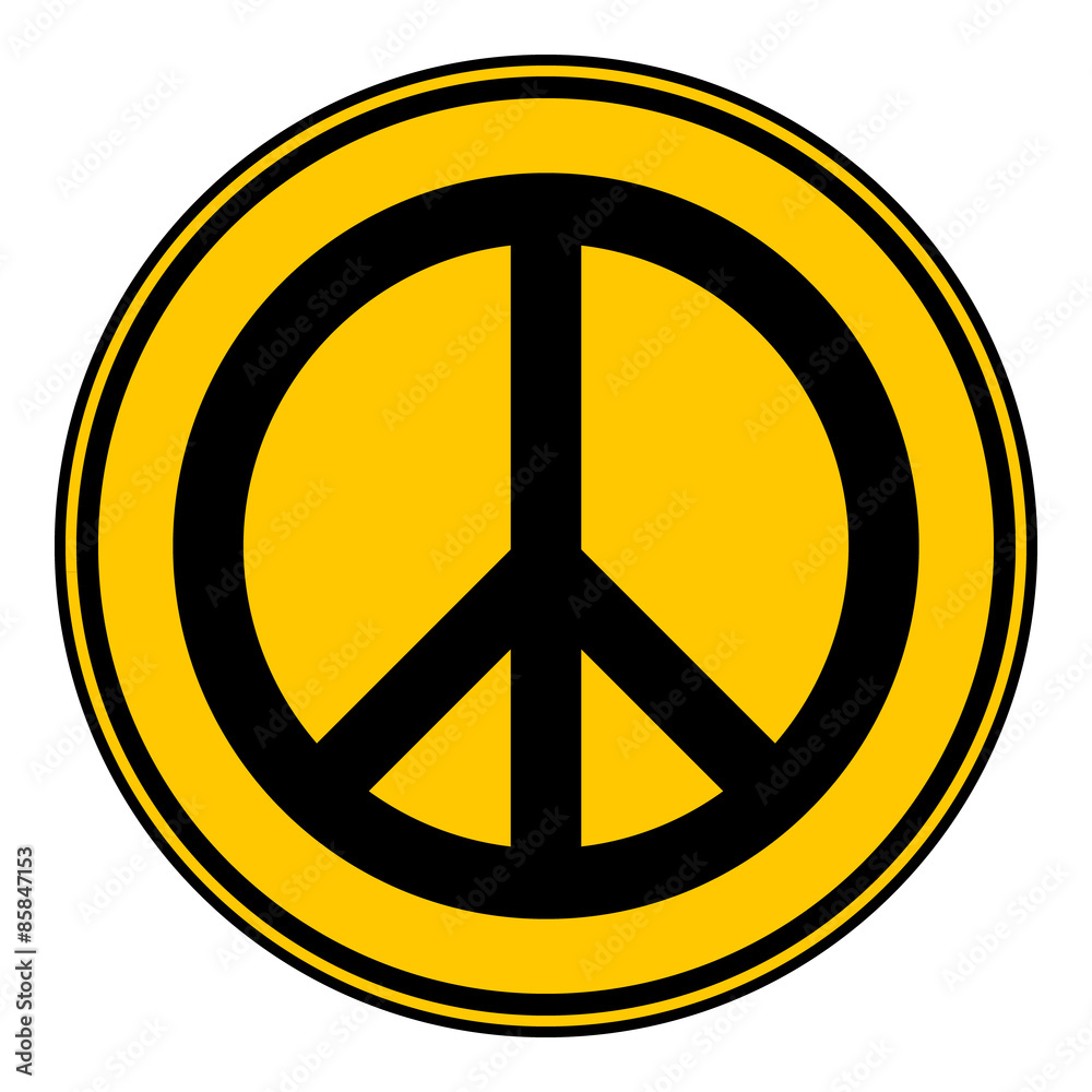 Peace symbol buttom. Peace symbol buttom.