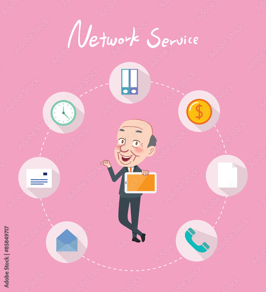 Drawing flat character design solving concept Drawing flat character design solving concept