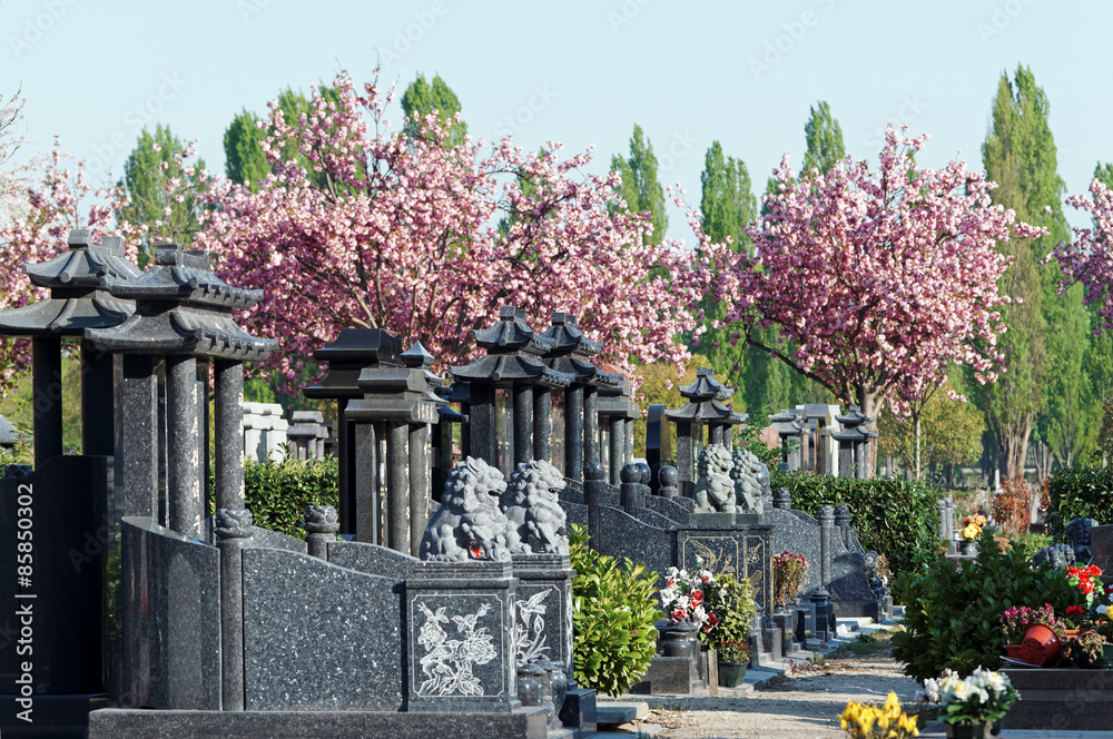 carré asiatique du cimetière de Thiais