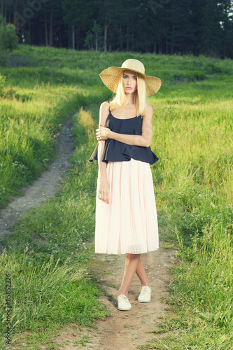 Beautiful blond country girl © photoagents