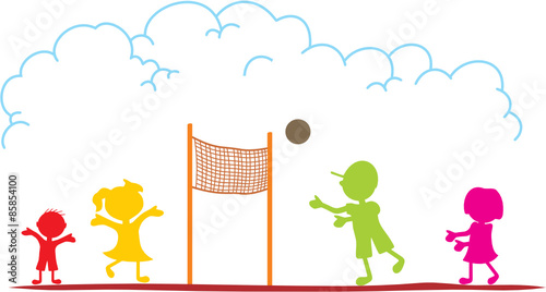 ENFANTS ET BALLON