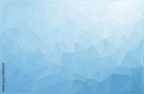Blue White Polygonal Mosaic Background, Vector illustration, Creative Business Design Templates