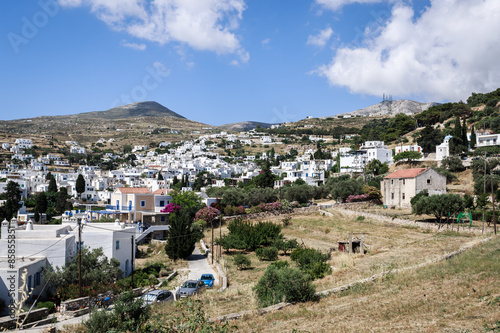 Lefkes village, Paros, Greece photo