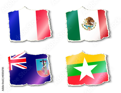 Free Download set of flags - GFXLoad