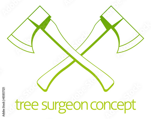 Tree Surgeon Axe Concept