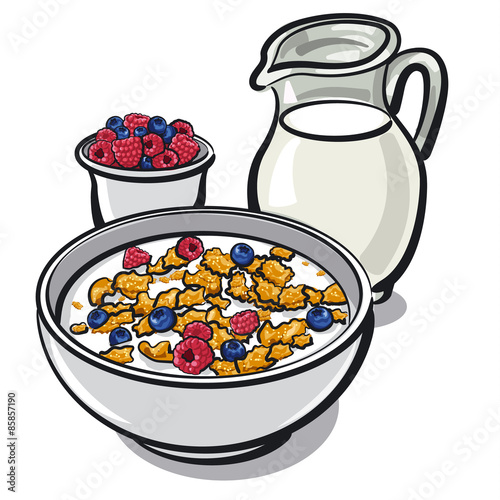 cereals and milk