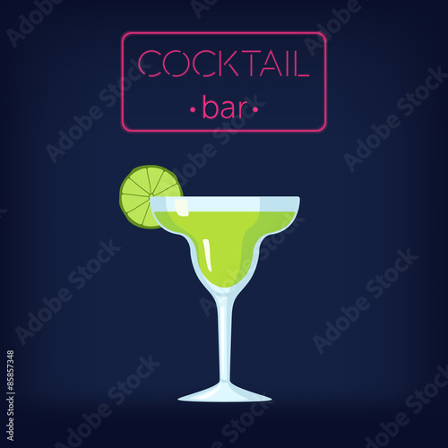 Margarita Cocktail Illustration