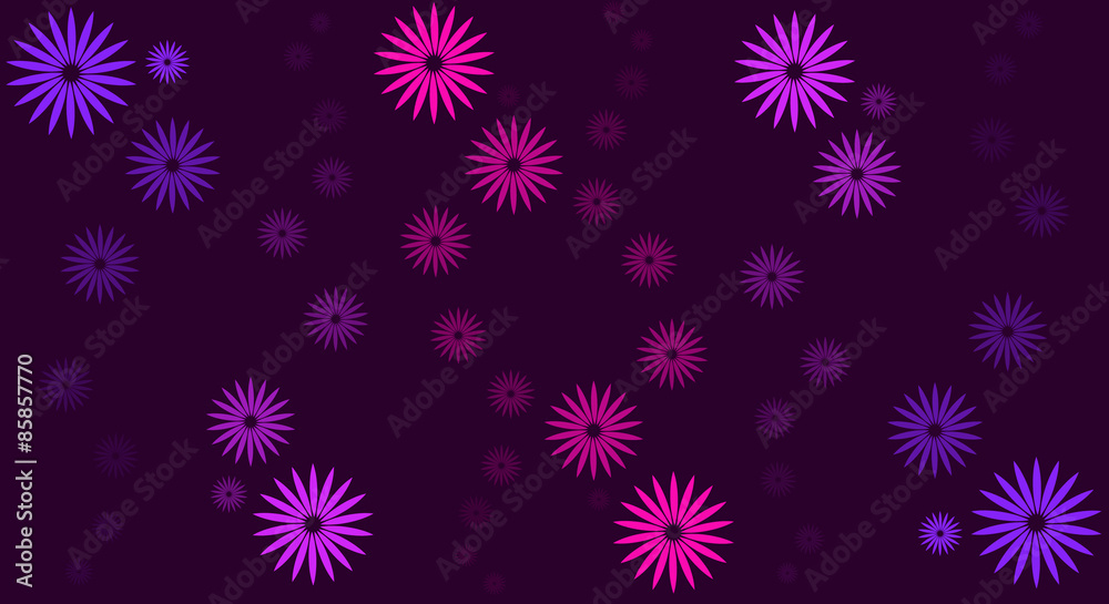Vector background with flowers Vector background with flowers