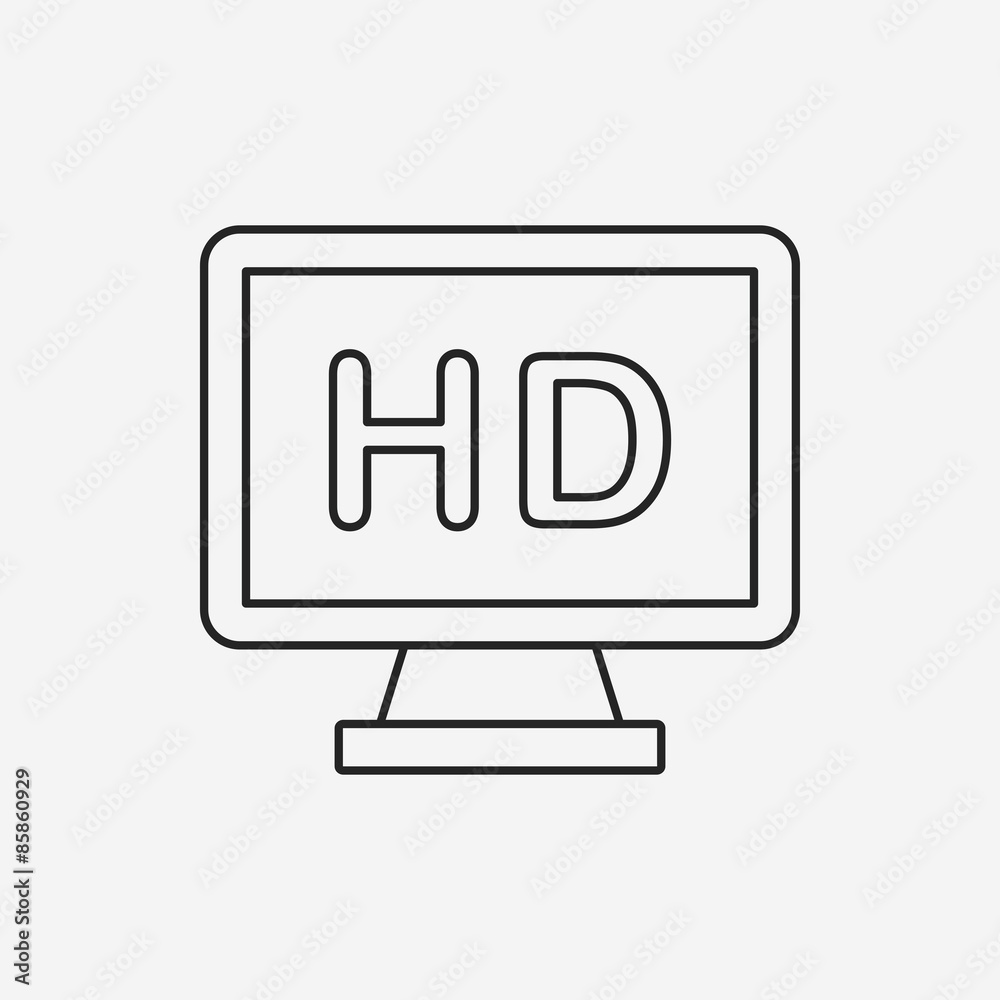 TV line icon TV line icon
