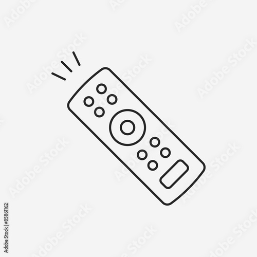 tv control line icon