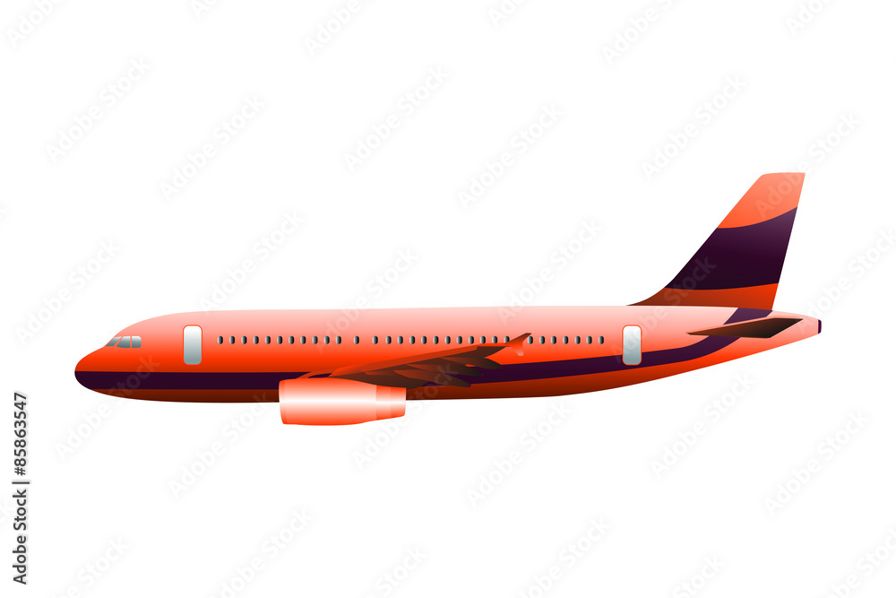 Orange Jet Plane Orange Jet Plane