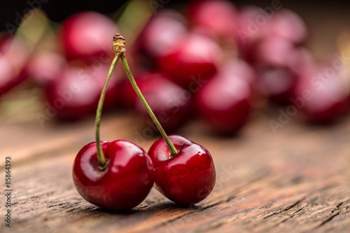 Sour cherry berries