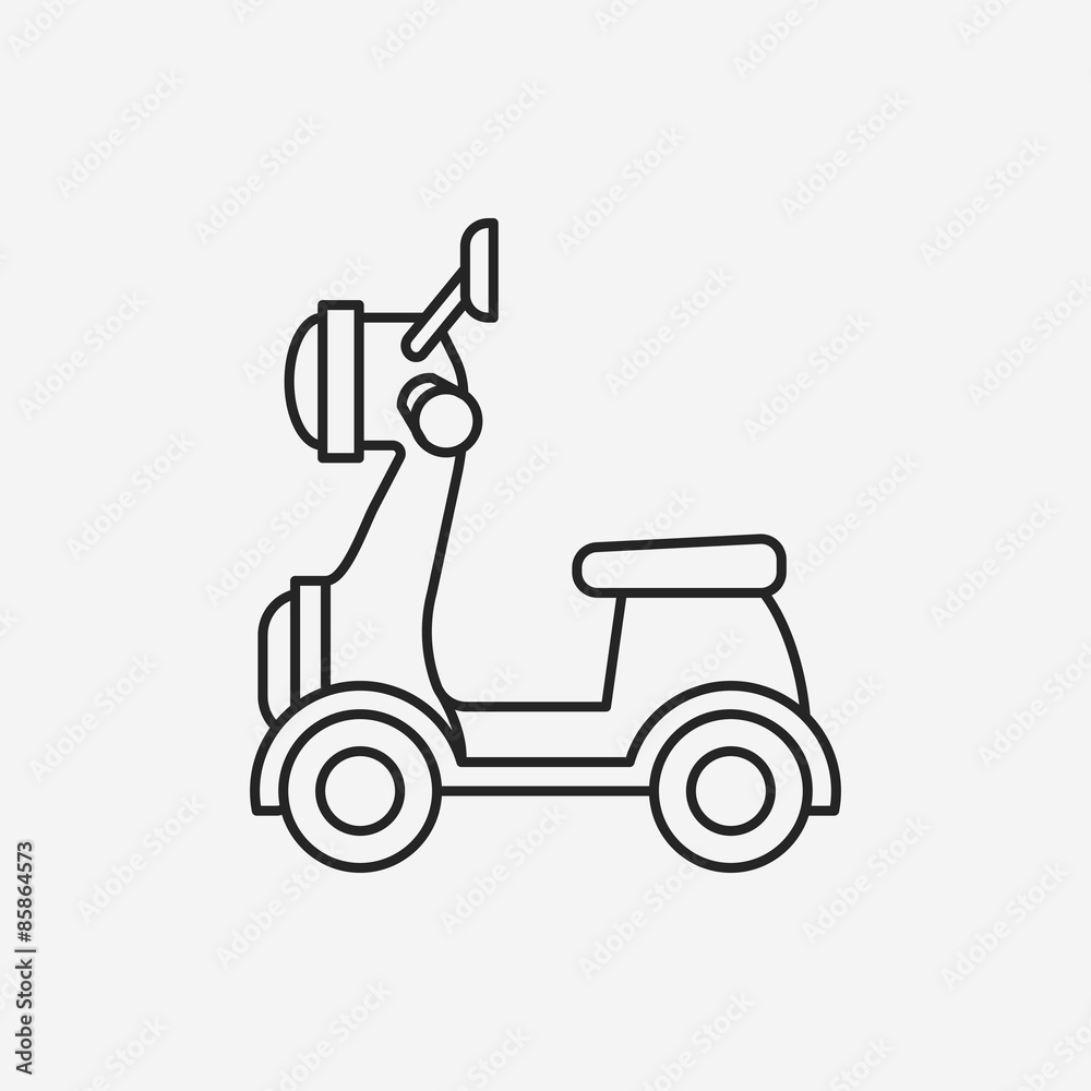 mortocycle line icon mortocycle line icon