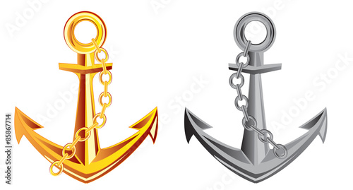 Two anchors