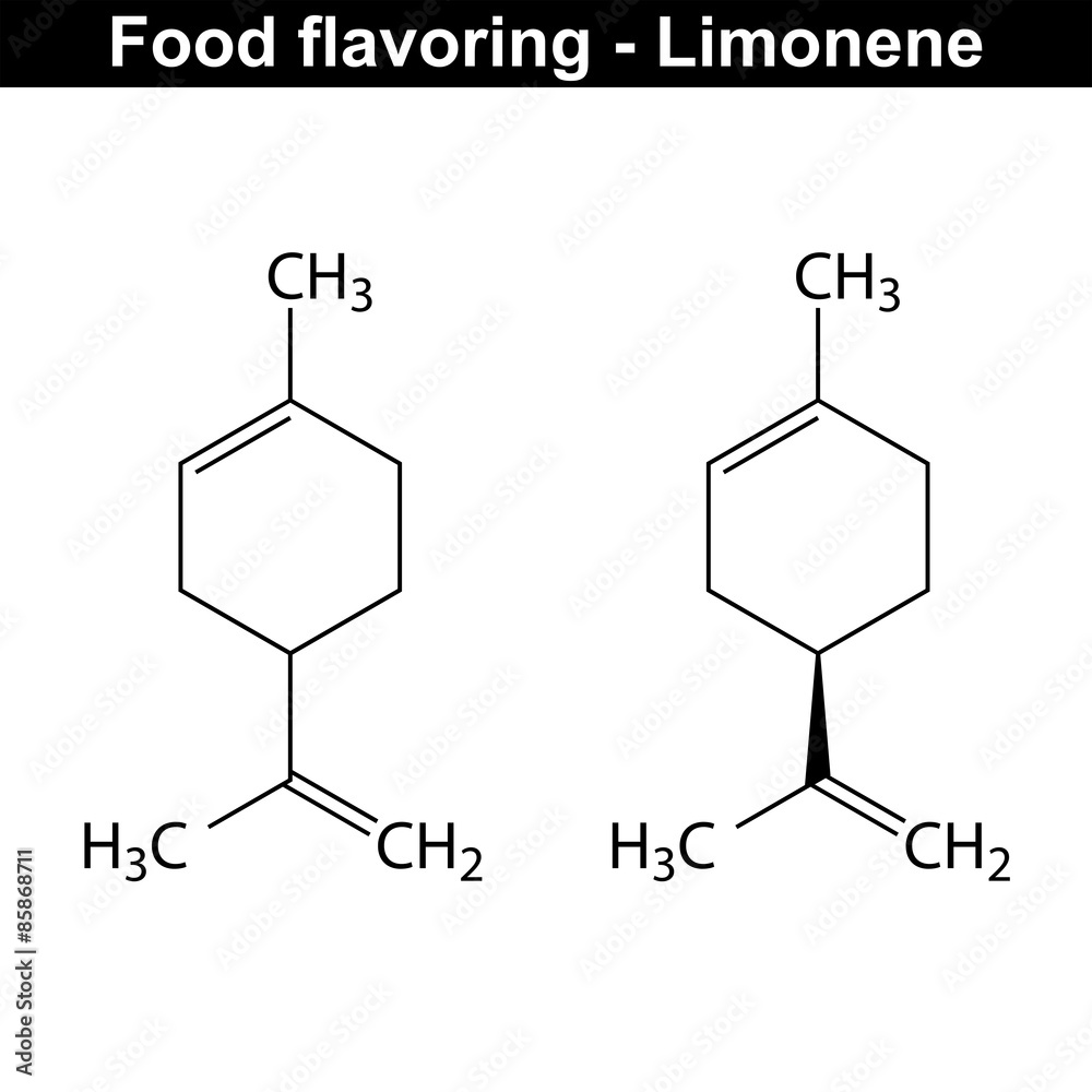 Fototapeta premium Limonene - flavor enhancer