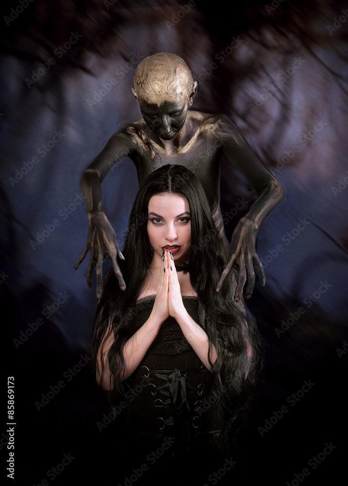 Witch and her familiar Witch and her familiar
