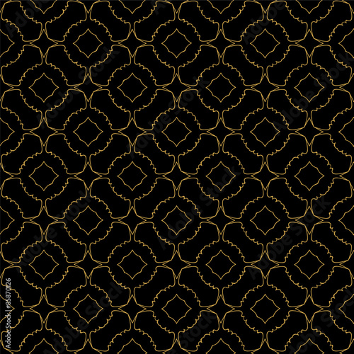vector seamless pattern. abstract orient design. illustration
