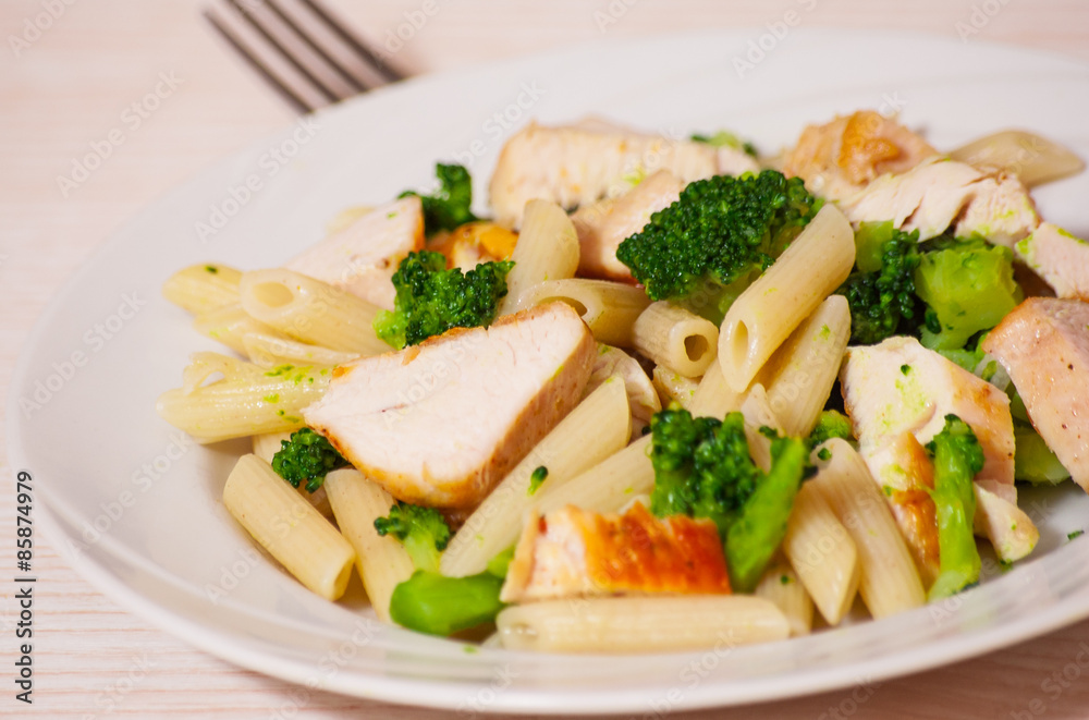 penne pasta with chicken and broccoli penne pasta with chicken and broccoli
