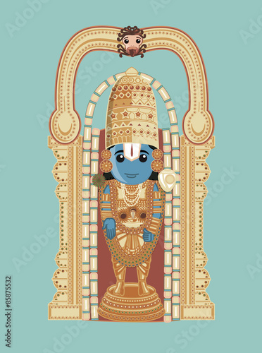 Baala Ji Venkateswara - Cartoon God